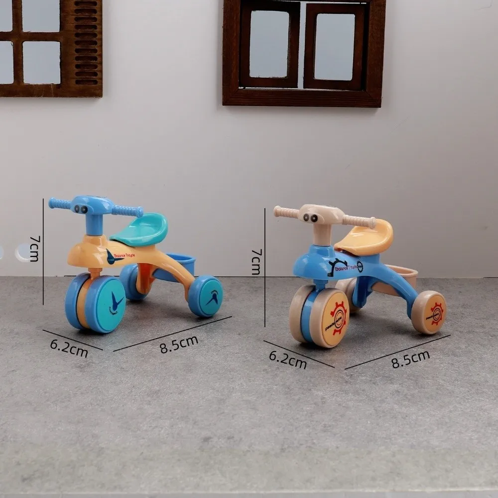 1 個新しいミニドールハウス三輪車ホームシーン装飾ミニチュアシミュレーション小型バイクドールハウスアクセサリーモデルおもちゃ