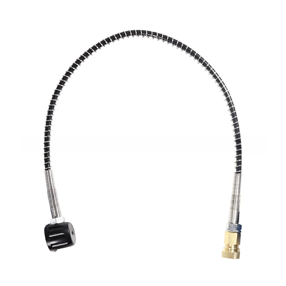 

Воздушный шланг для дайвинга 50 см, пружинный, M10x1, черный, DIN, медный, с внутренней резьбой, 5000 фунтов на кв. дюйм, для BCD и декомпрессионных баллонов