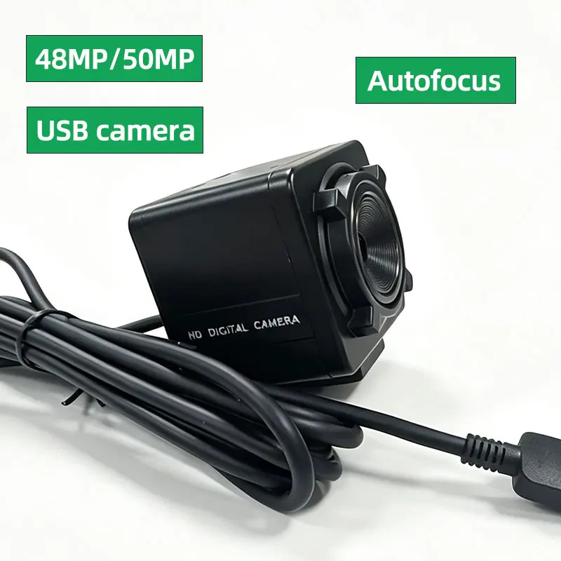 48MP IMX586 50MP IMX766 usb HD camera Autofocus Webcm Wide angle NO distortion for Windows Linux Android Mac OS Text Photography