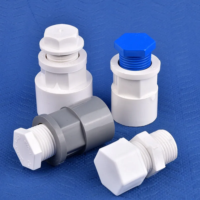 5Pcs/lot 1/2,3/4,1 Inch Male/Female Thread Plug PVC Pipe Screw Plug  Garden Irrigation Aquarium End Cap Water Pipe Connector