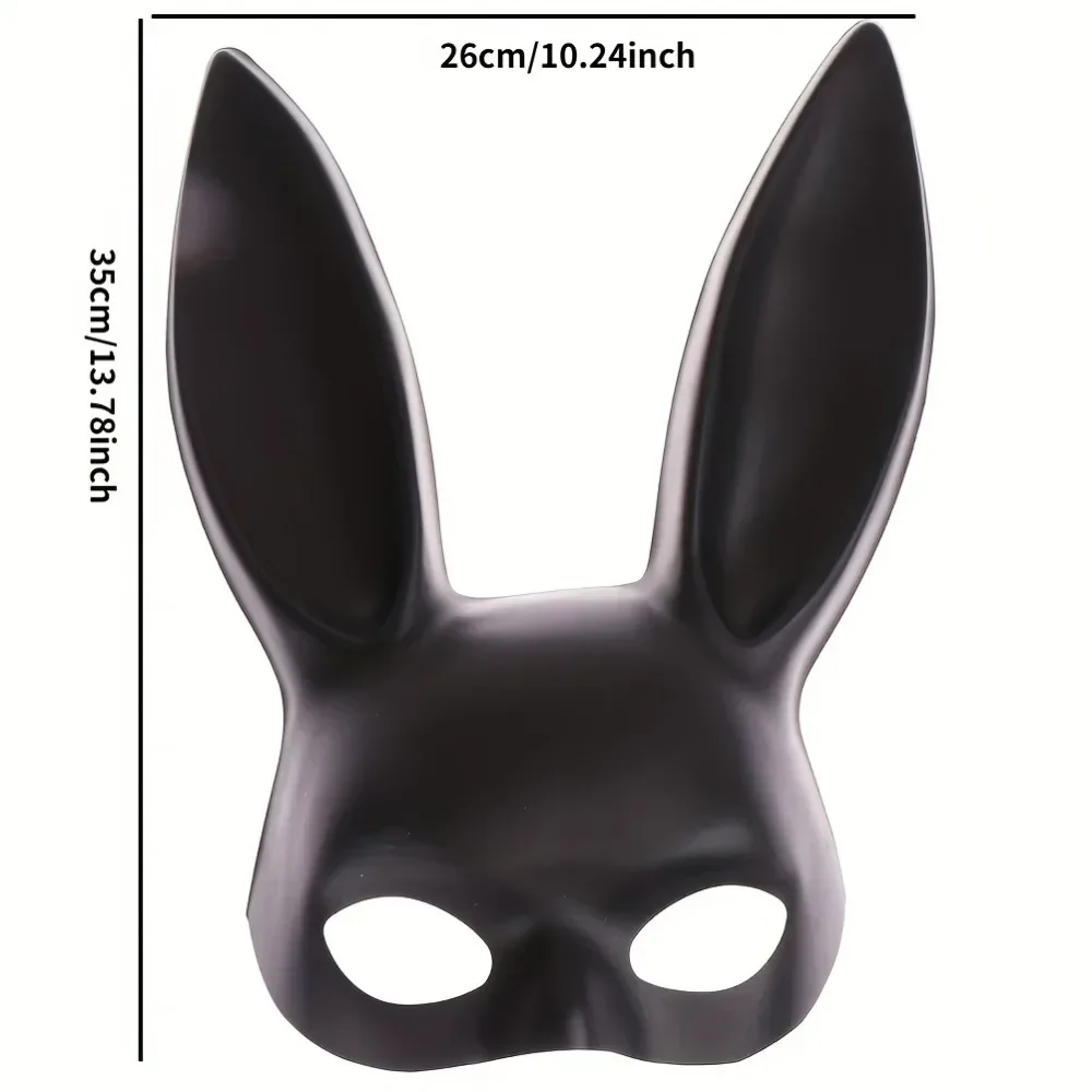 Cosplay Half Gezicht Konijnenoren Masker Sexy Kostuum Halloween Dress Up Maskers Bunny Nachtclub Carnaval Rekwisieten Anime Vrouwelijke Accessoires
