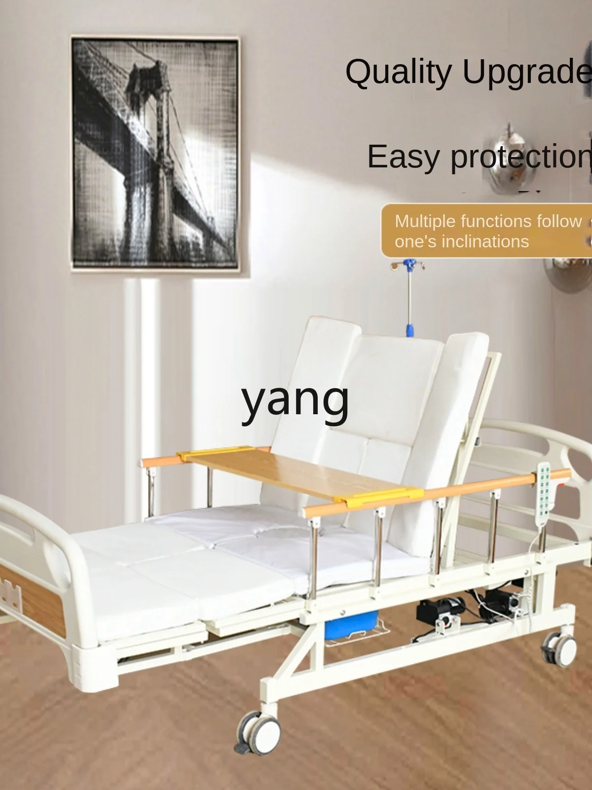 Cx Back Lifting Electric Nursing Multi-Function Bed Home Paralysis Bed Elderly Turn-over Bed Anti-Slide