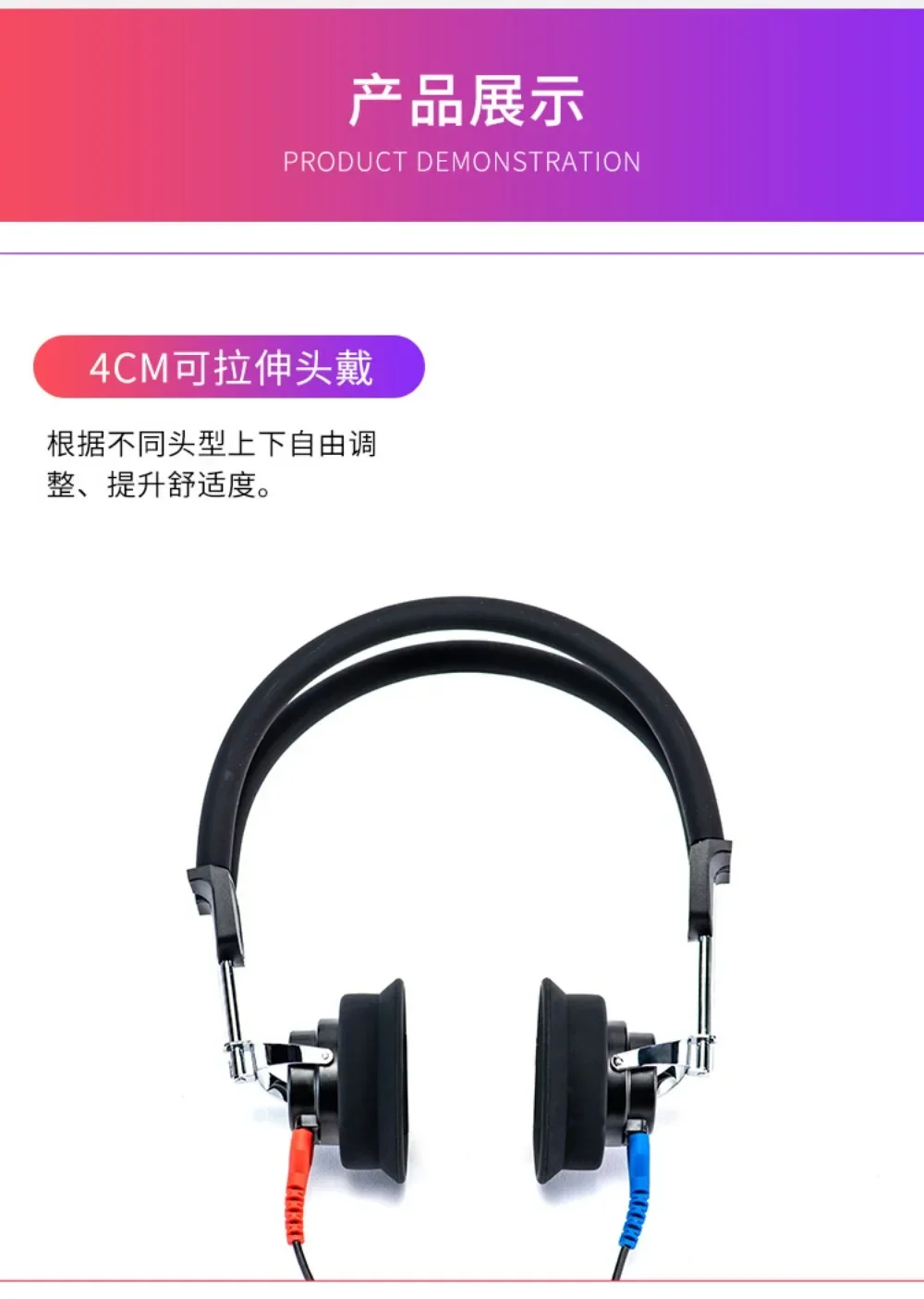 Profession TDH39 Audiometer Medical Headphone High-Sensitivity Electric Audiometer Air Conduction Headphones Hears Test Earphone