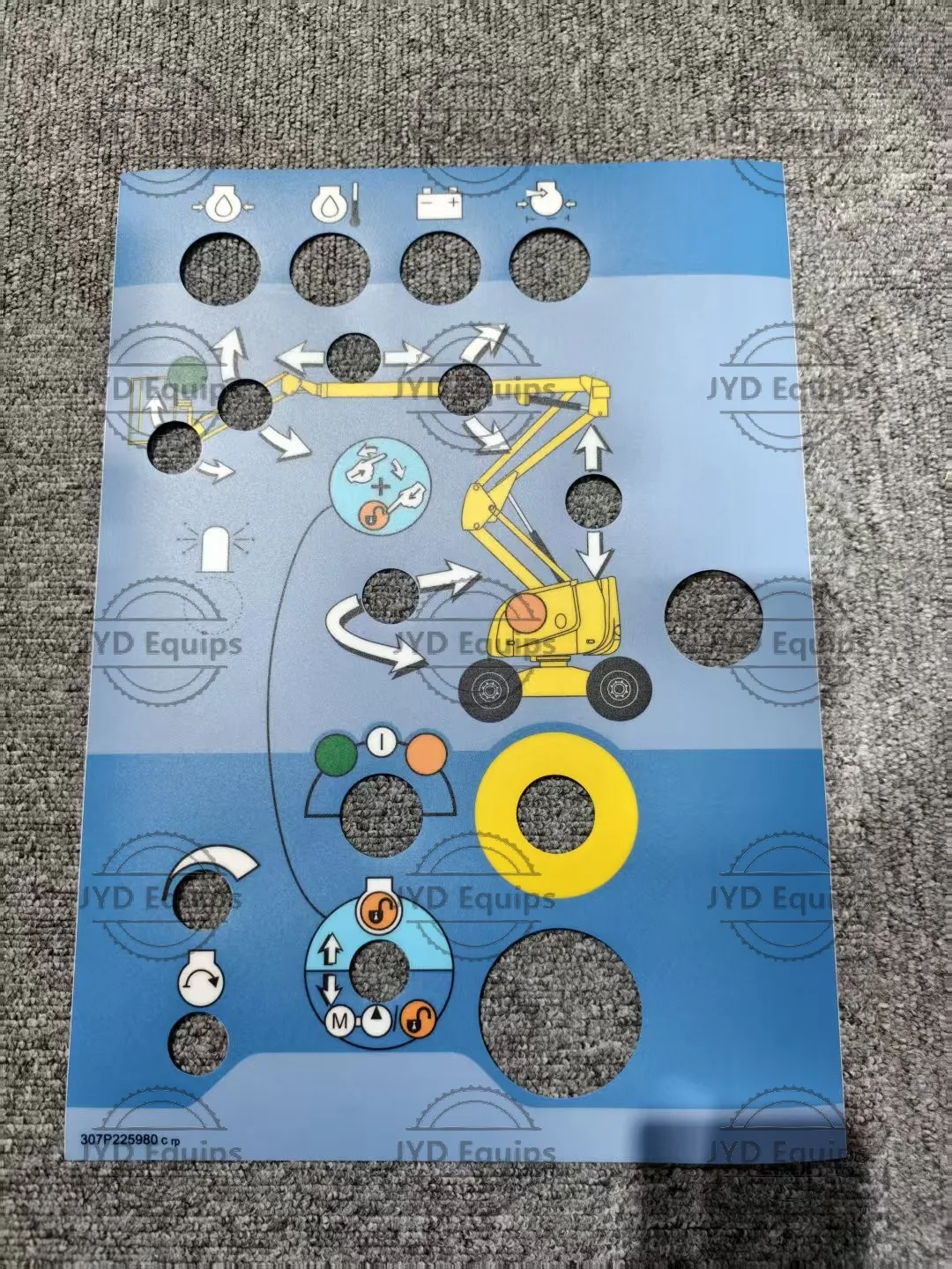 Haulotte Decal Control Box 307P225980 Used for Haulotte lifts