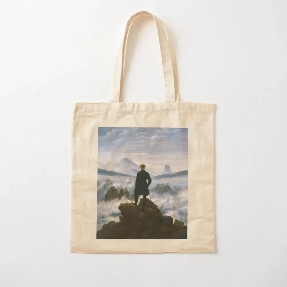 Wanderer above the Sea of Fog, Caspar David (HD+) Tote Bag hand bag ladies custom tote bag