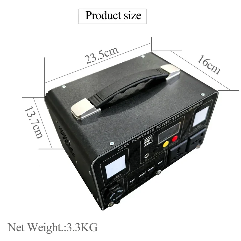 300 W 220 V tragbares Kraftwerk 81000 mAh PD60W Schnelllade-Powerbank Externer Akku Notfall-Powerbank mit großer Kapazität