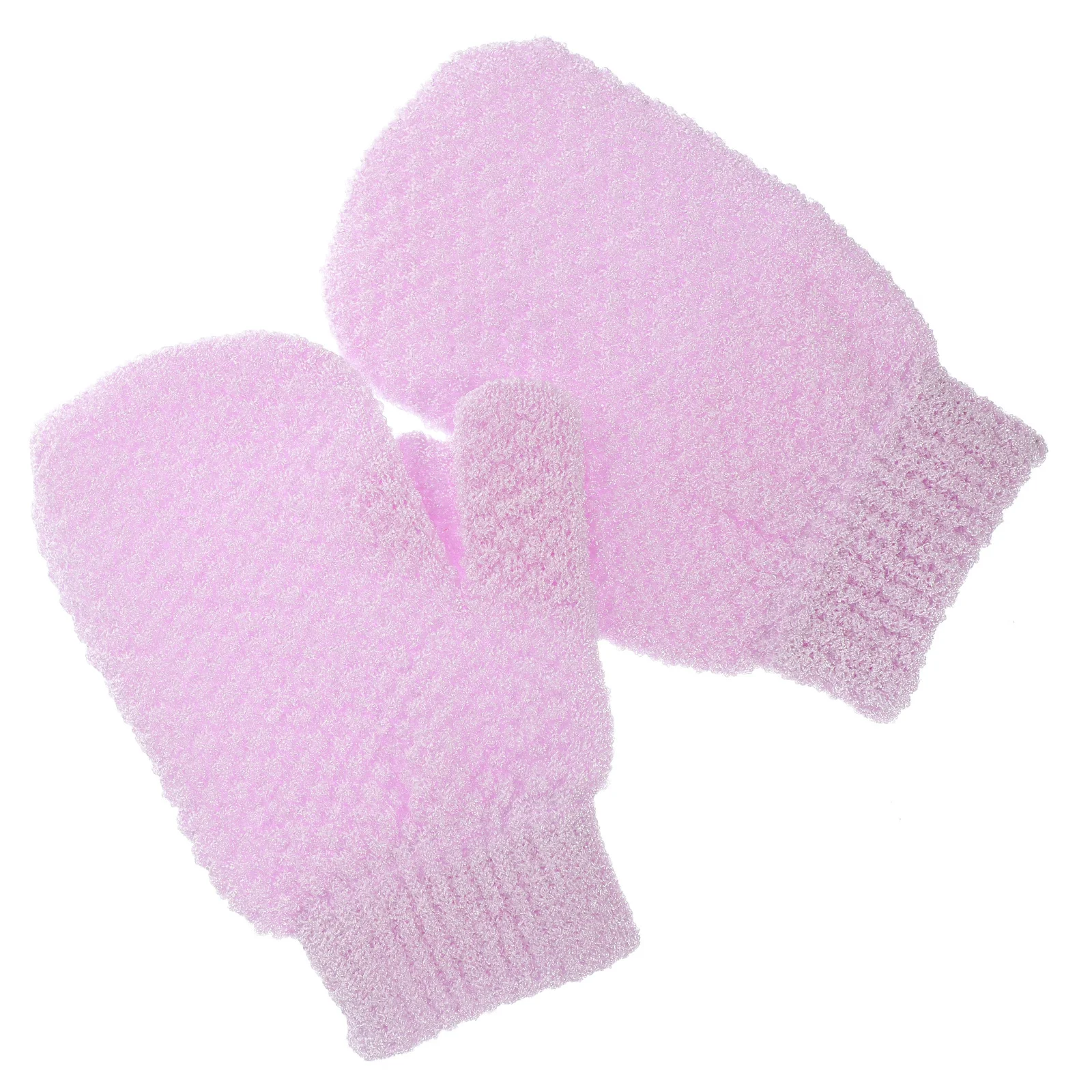 

2Pcs Exfoliating Bath Gloves Frosted Toweling Cloth Shower Mitts Body Scrubbing Gloves Skin Cleaning Mittens Bath Mitt