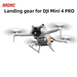 Trem de pouso dobrável para drone dji mini 4 pro, protetor de perna estendido de altura leve para mini 4 pro, acessório de liberação rápida