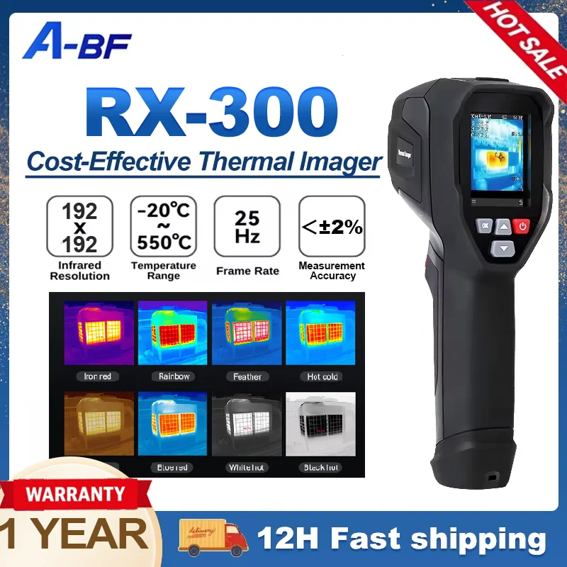 Thermal camera A-BF RX-300 for Floor Heating Pipe testing, Building imager, Repair, ISR192*192 Pixel，Testing Temperature, RX300