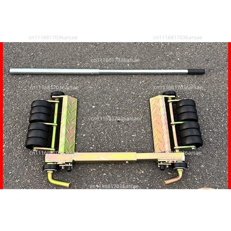 3 Ton Four Wheel Lever Manual Car Moving Trolley Convenient