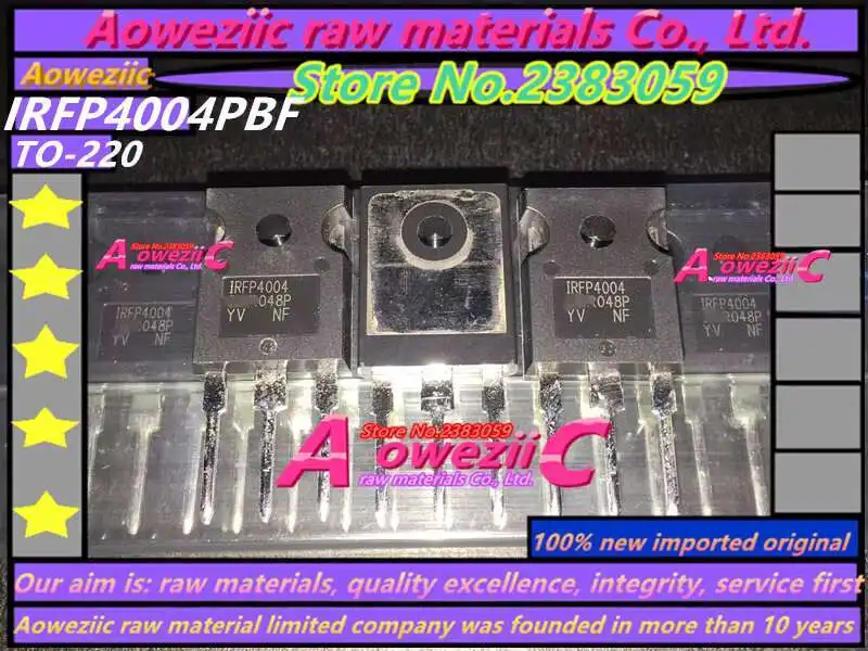 Aoweziic 100% new imported original  IRFP4004PBF  IRFP4004  TO-247 field effect tube 195A 40V