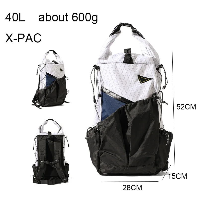 40L Lightweight Outdoor Backpack, Waterproof Daypack For Hiking & Camping, Ultra-Light Travel Backpack With Large Capacity