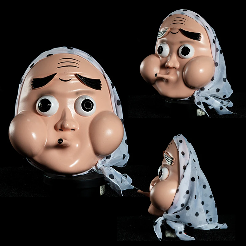 

Убийца демонов Haganezuka Hotaru, маска для косплея, аниме, Хэллоуин, карнавал, реквизит для ролевых игр, маска с пятнистым платком на голову, аксессуары