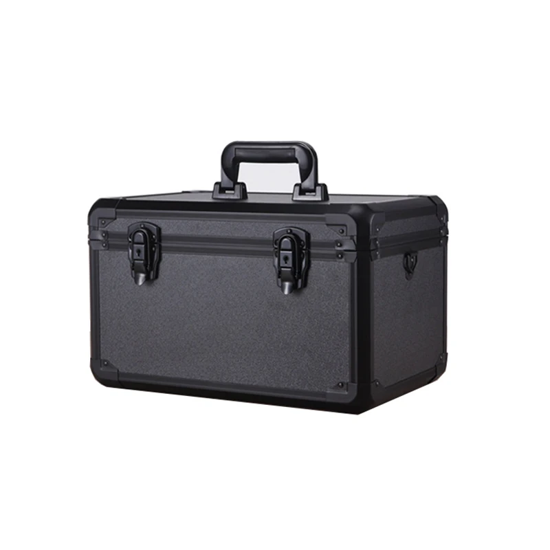 Portable Toolbox Aluminum Tool Box Safety Equipment Instrument Box Storage Tool Case Outdoor Suitcase Impact Resistant Case