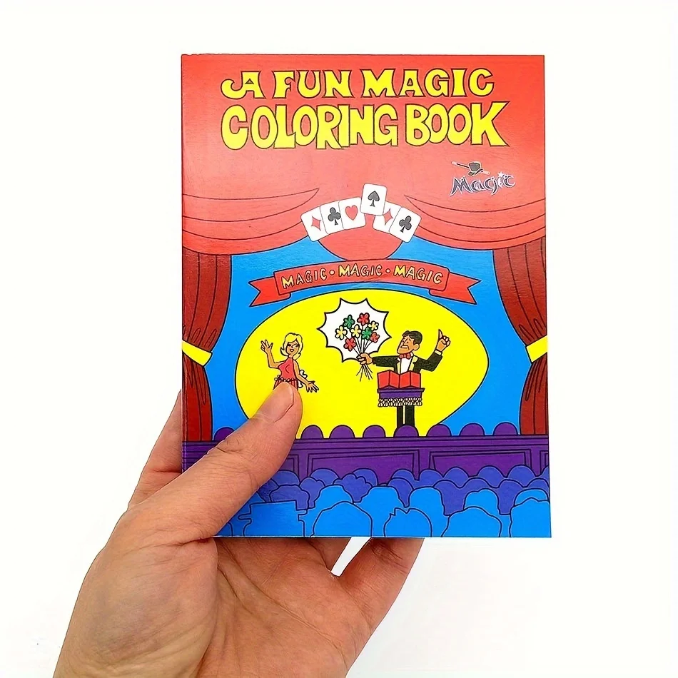 Small Size Fun Magic Coloring Book Comedy Magic Coloring BookS Magic Tricks Illusion Kids Toy Gift Tour Close-up Street Magic Tr