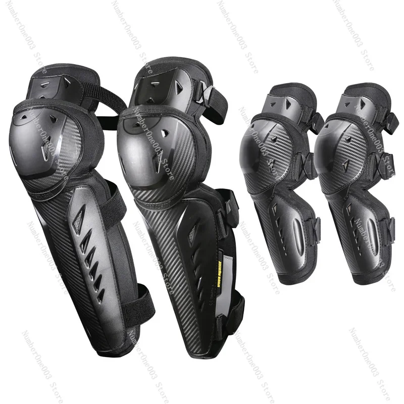 Motorcycle riding protective gear, four seasons men's locomotive knee pads, elbow pads, knight windproof, women's leg pads