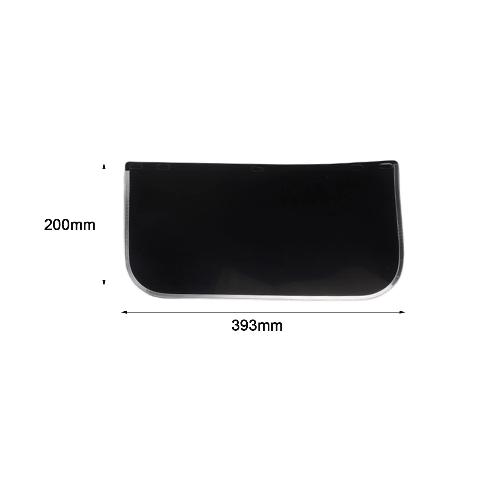 Tinted Safety Lenses 15.5'' for X 8'' Face Replacement Glare-reducing Technology Impact-resistant Construction