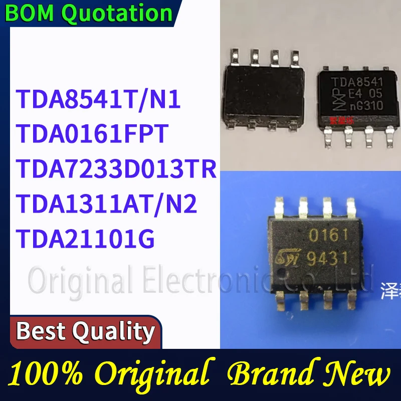 

TDA8541T/N1 TDA0161FPT TDA7233D013TR TDA1311AT/N2 TDA21101G In stock Original High quality