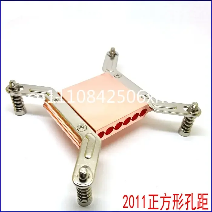 6-Hole heat pipe splint, heat pipe platen, copper block, can wear 6 heat pipes with a diameter of 6mm