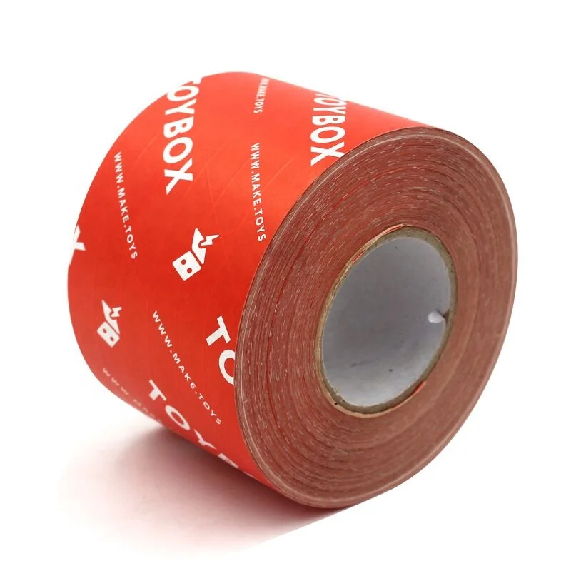 Customized productCustom logo printed Prime water activated Fiber Reinforced Gummed Kraft Paper Tape images - 6