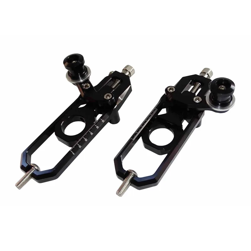 For SUZUKI GSX-R 600 GSX-R750 GSXR 600 750 2006-2010 Motorcycle Aluminum Chain Adjusters Tensioners with Swingarm Spool