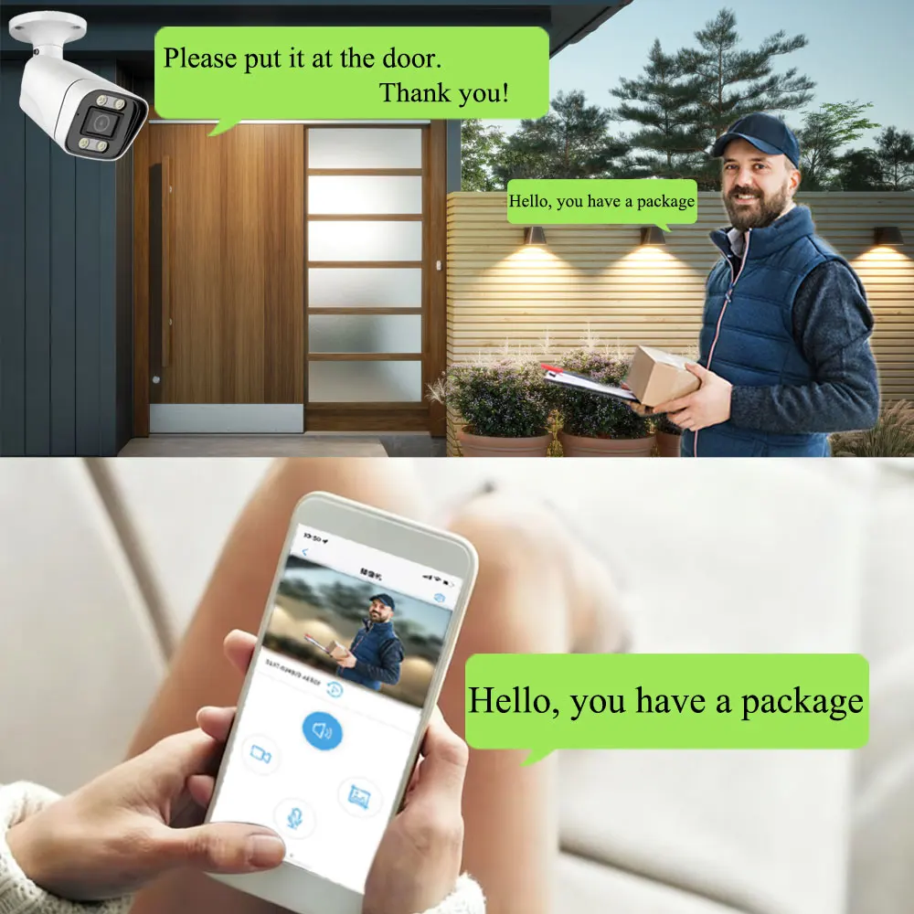 3G 4G SIM Card So-ny415 4K 8MP Wireless Security IP Camera Wifi Two Way Audio Outdoor Dual light source IR/Color Night Version