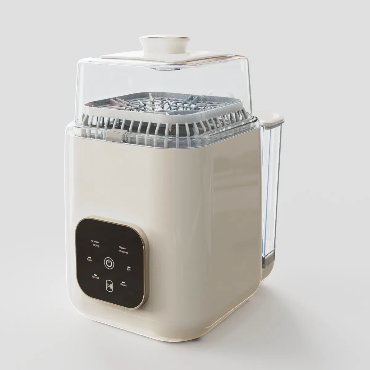 Premium Quiet Stainless Steel High Capacity Baby Bottle Washer Dryer with Sterilizer for Multiple Size Nursing Bottles Pro