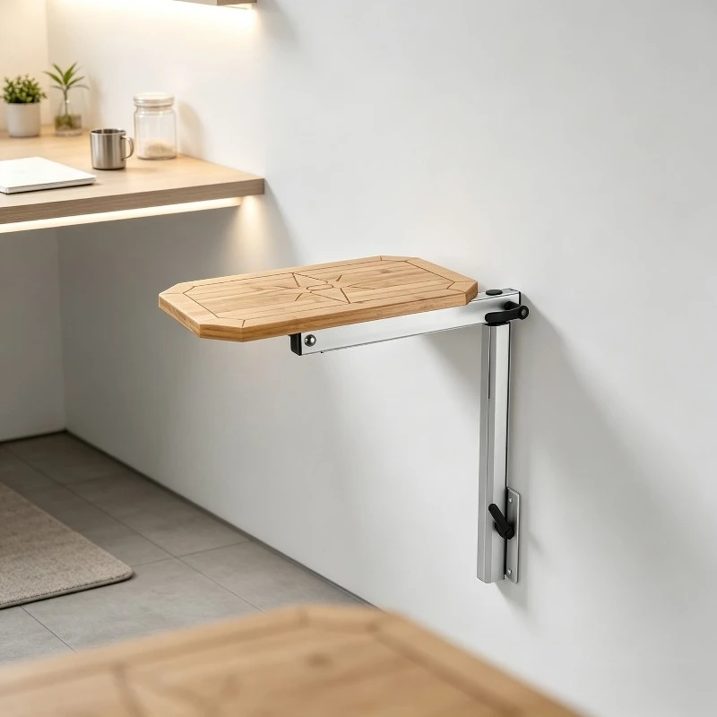 Support de table universel pour camping-car et bateau, support de fixation détachable réglable en hauteur pour caravane, piédestal télescopique amovible