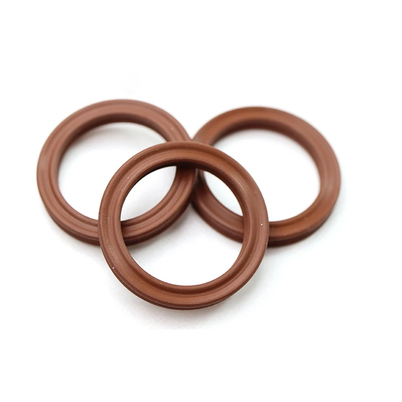 1Pcs FKM X-Ring Brown Fluorine Rubber Oil Sealing Washer For Hydraulic Cylinders Piston Rods ID 10.46-658.88mm CS 5.33mm