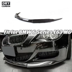 Carbon Fiber Bumper Lip Bodykits Accessories for BMW 6 Series E63 E64 M6 2006 - 2010 FRP Black Front Lip Spoiler Diffuser Chin