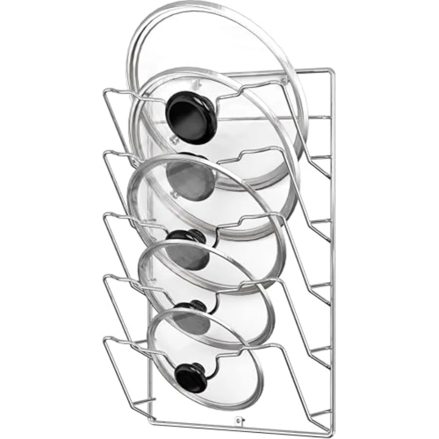 

Wall Door Mounted Pot Lid Rack, Finish
