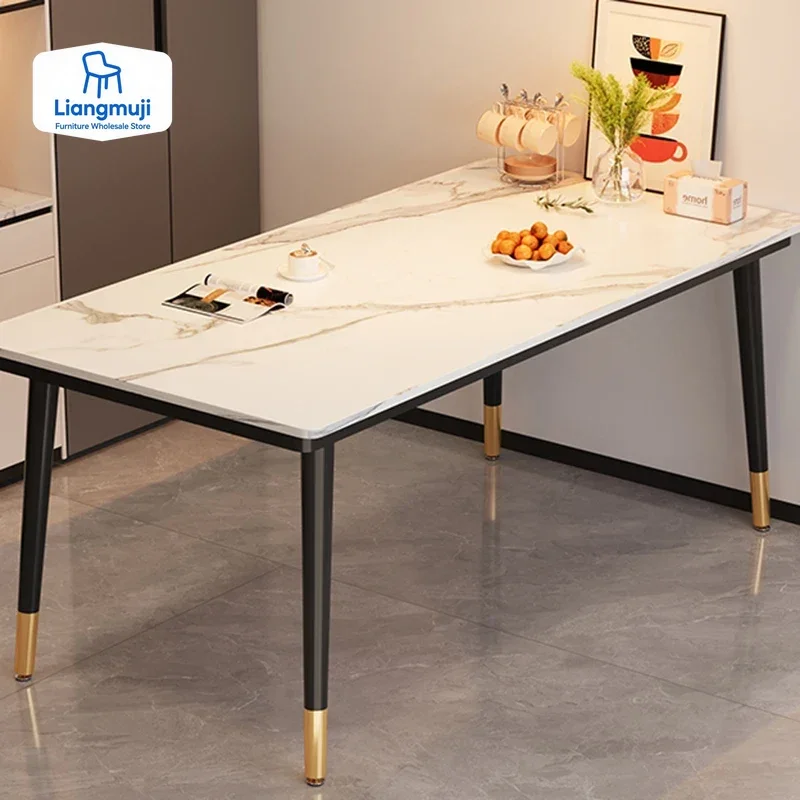 

Coffee Conference Dining Table Marble Outdoor Kitchen Restaurant Chairs Salon Console Dining Table Side Mesa Trendy Furniture