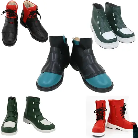Hero Anime Academia Shinso Hitoshi Izuku Midoriya boots Katsuki Bakugou Cosplay  All Might Shoes Custom-made