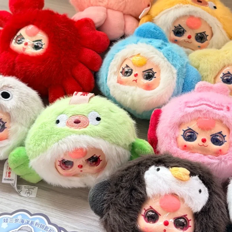 

Оригинальная серия Baby Three Ocean V2: коллекционная виниловая плюшевая игрушка-подвеска в закрытой упаковке, брелок-сюрприз, декоративная кукла, игрушка для детей, подарок-сюрприз