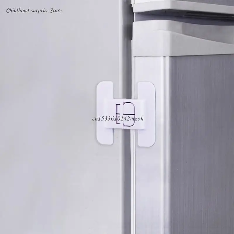 Kids Refrigerator Lock Pet Proof Freezer Closet Door Lock Safety Locks for Kitchen Oven Baby Security Lock for Most Dropship