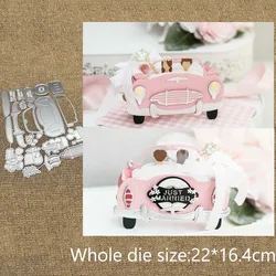 New Design Craft Metal Cutting Die cut dies Wedding car groom bride scrapbook Album Paper Card Craft Embossing die cuts