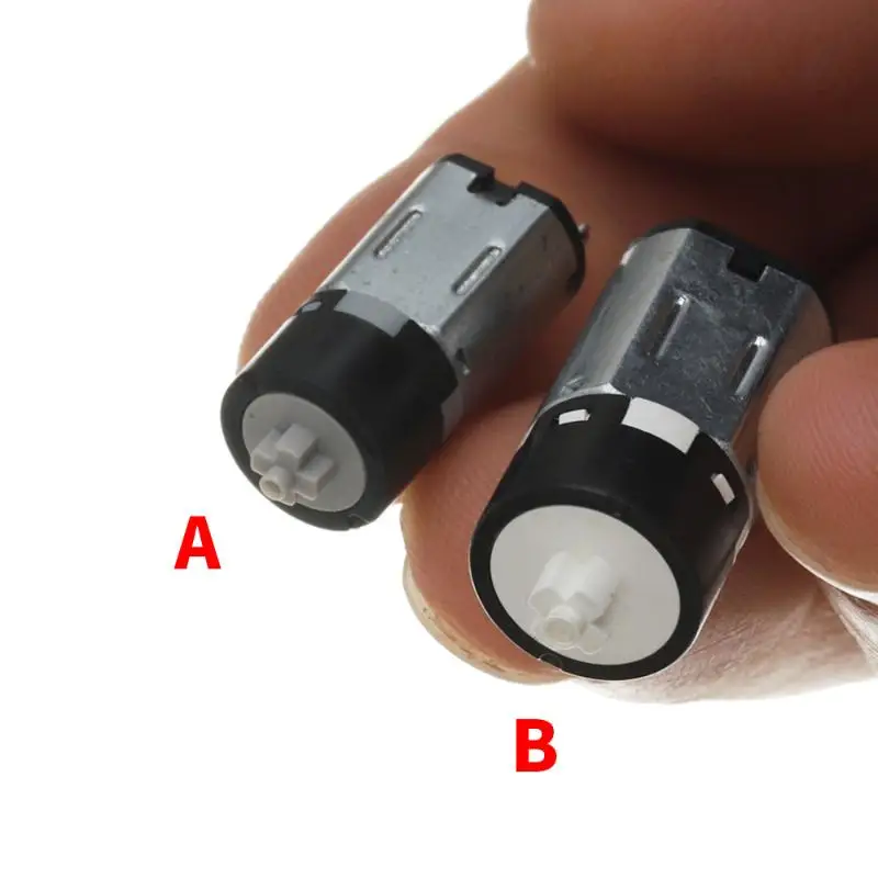 1Pcs DC 1.5V-3.7V 3V Slow Speed Large Torque Mini M10/N20 Micro Mute Plastic Planetary Gear Motor Cross Shaft