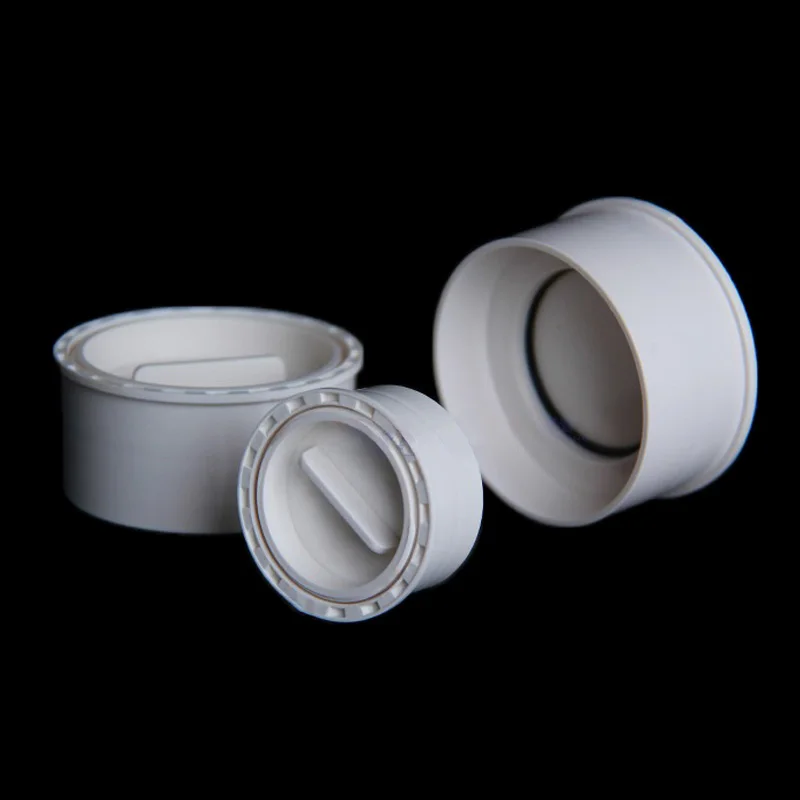 1~10PCS 50mm/75mm/110mm/160mm White PVC Horizontal Cleanout Plug Cap Inspection Outlet Drain Pipe Fitting Plug