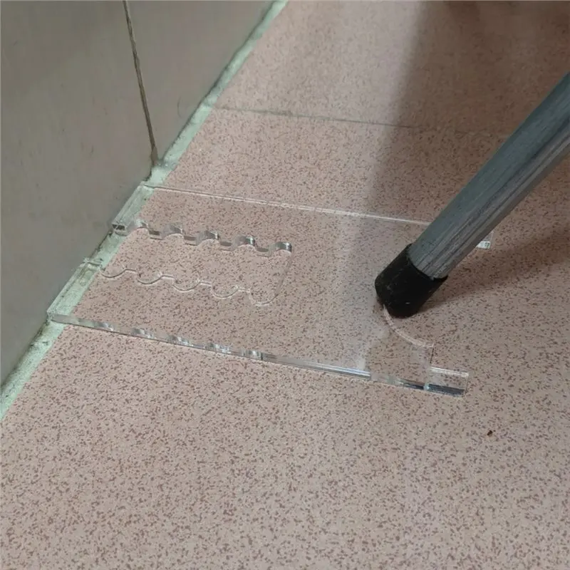 【RECOMENDAR】منع مخاطر الحريق وضمان سلامة الأثاث - فاصل حائط أكريليك شفاف قابل للتعديل (عبوة من قطعتين) 6.69 بوصة إلى 11.34 بوصة للجدار P #4