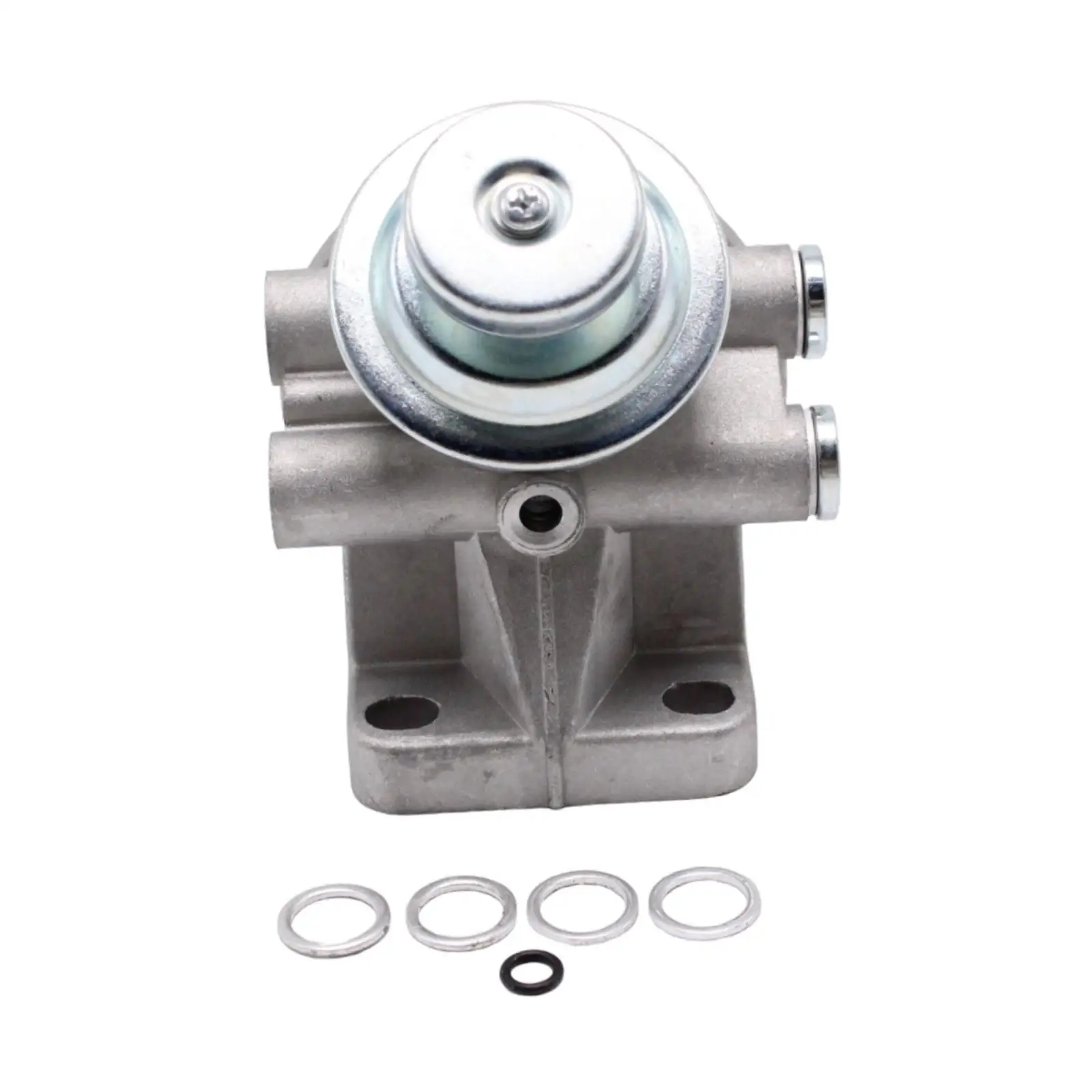 

Oil Water Separator Pump Head Silvery Tone Hand Priming Pump Mounting Base