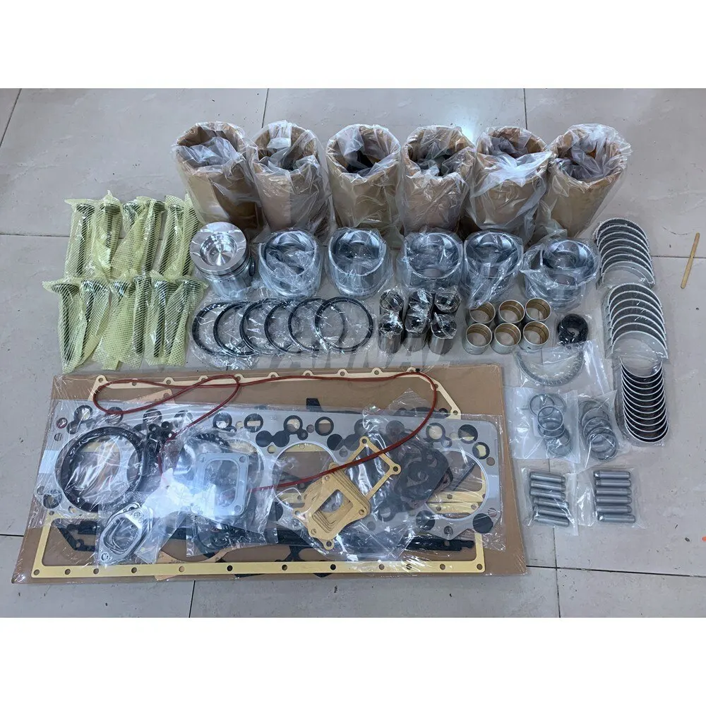 

New S6D108 Overhaul Rebuild Kit With Gasket Set For Komatsu Diesel Engine