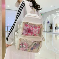 Japanese Kawaii Itabag Women New 2025 Transparent Backpack Women Large Capacity Ita Backpack School Bags for College Student JK