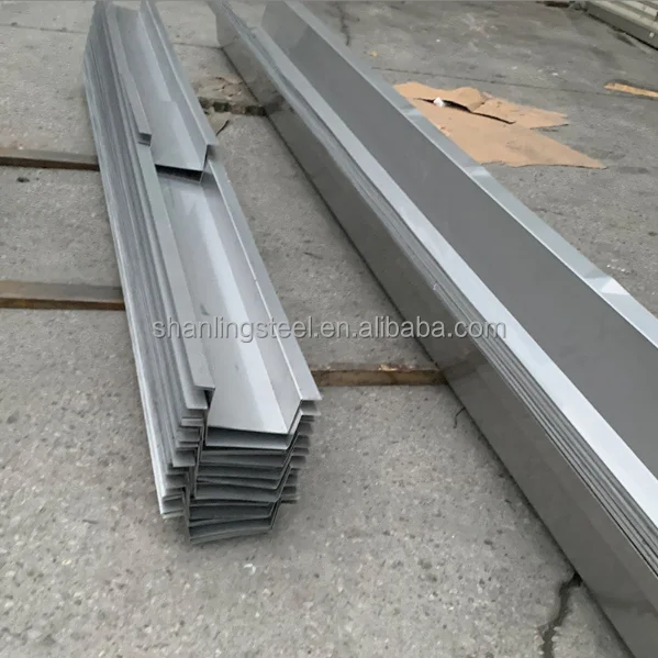 الفولاذ المقاوم للصدأ مزراب المطر 304 معالجة مخصصة على شكل حرف U الأخدود 201 هيكل الصرف الحوض #6