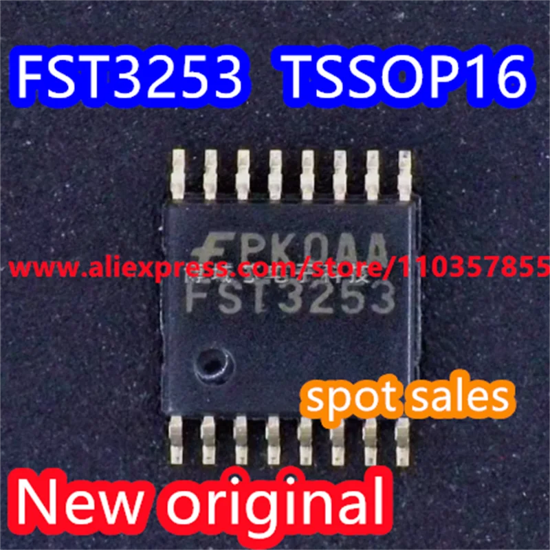 10PCS  Brand new original FST3253MX FST3253 SOP16 signal switch/multiplexer IC chip FST3253MTCX FST3253MTC TSSOP16