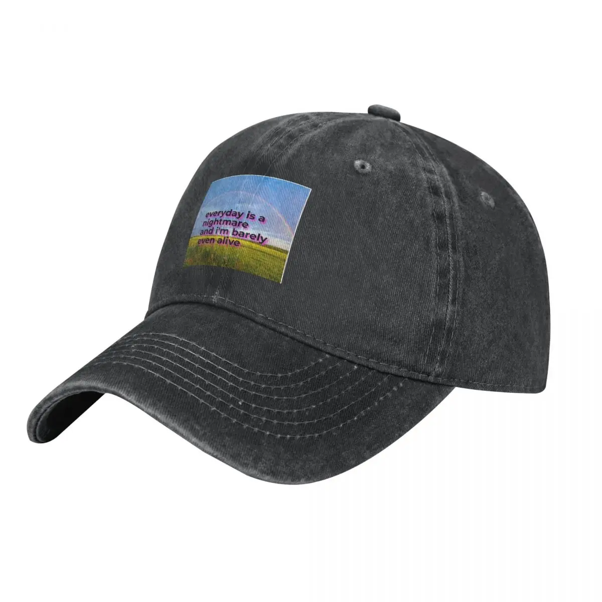 

inspirational quote Cowboy Hat Custom Cap Snap Back Hat Hat Luxury Brand Boy Women's