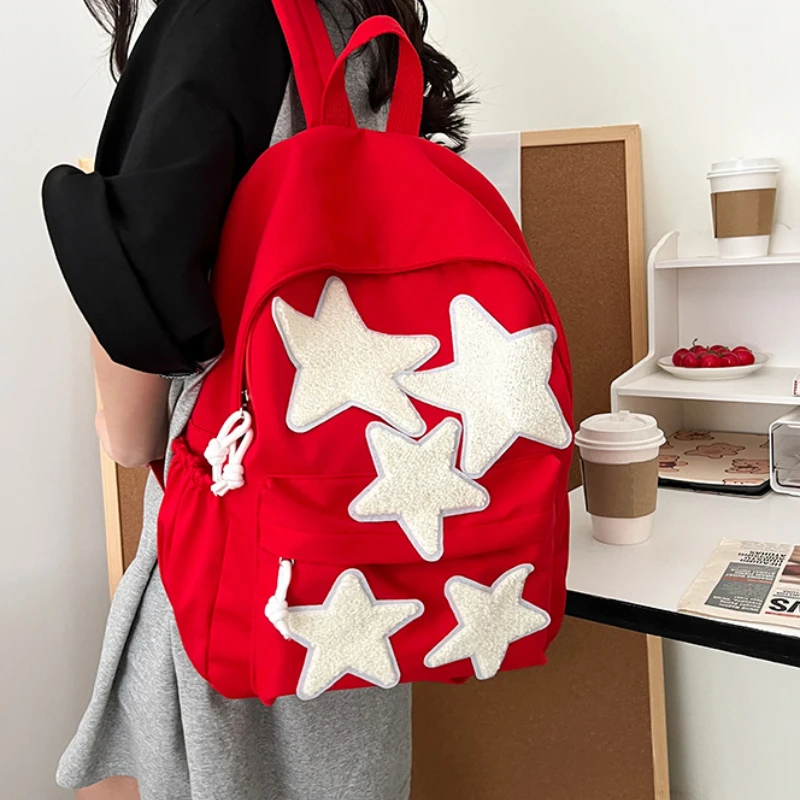 Mochila para niños, mochila versátil de estrella pequeña, bolsas para madres y niños, mochilas escolares para niñas, mochilas para niños pequeños, mochilas bonitas 2024