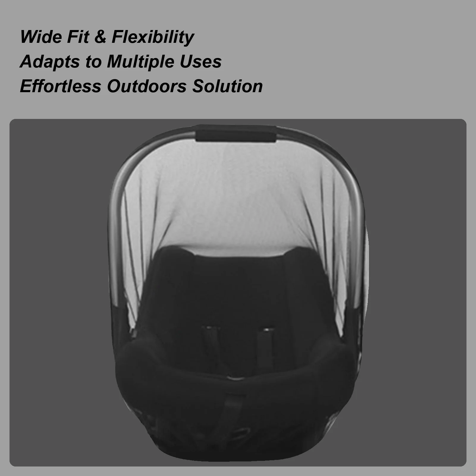 

Bassinet Fly Net Cover Toddler Fly Protection Net Stroller Cover Fine Mesh Elastic Barrier With Storage Bag For Cradles