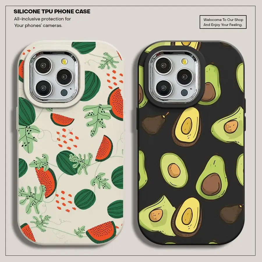 Fruit Lemon Cherry Phone Case for Xiaomi Redmi 13C 12C 10 10A 9C 9A 9T 9 K40 Pro K60 Ultra A2Plus A1Plus Soft TPU funda