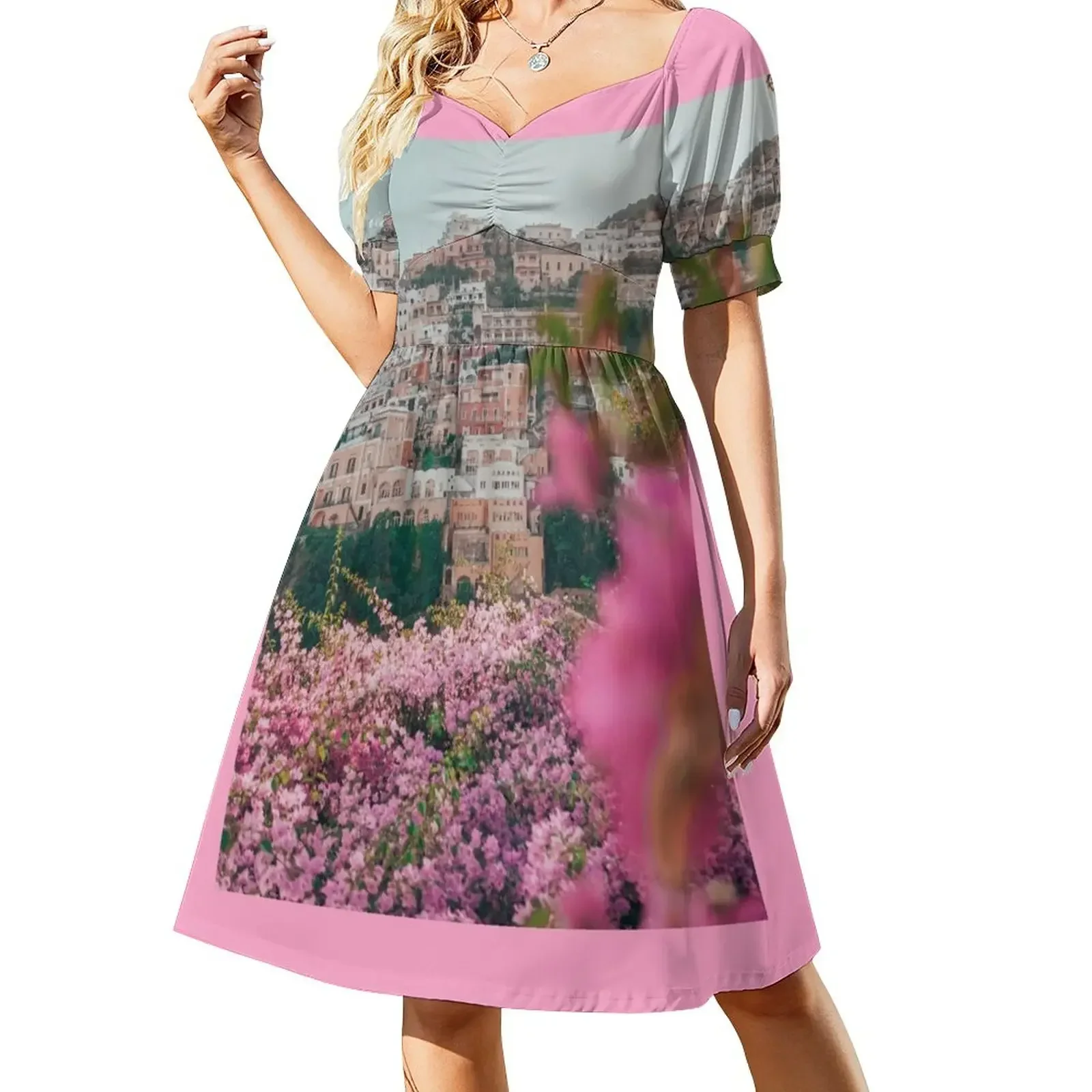 

Amalfi Coast, Italy Views Sleeveless Dress womens dress bandage dress Dance dresses