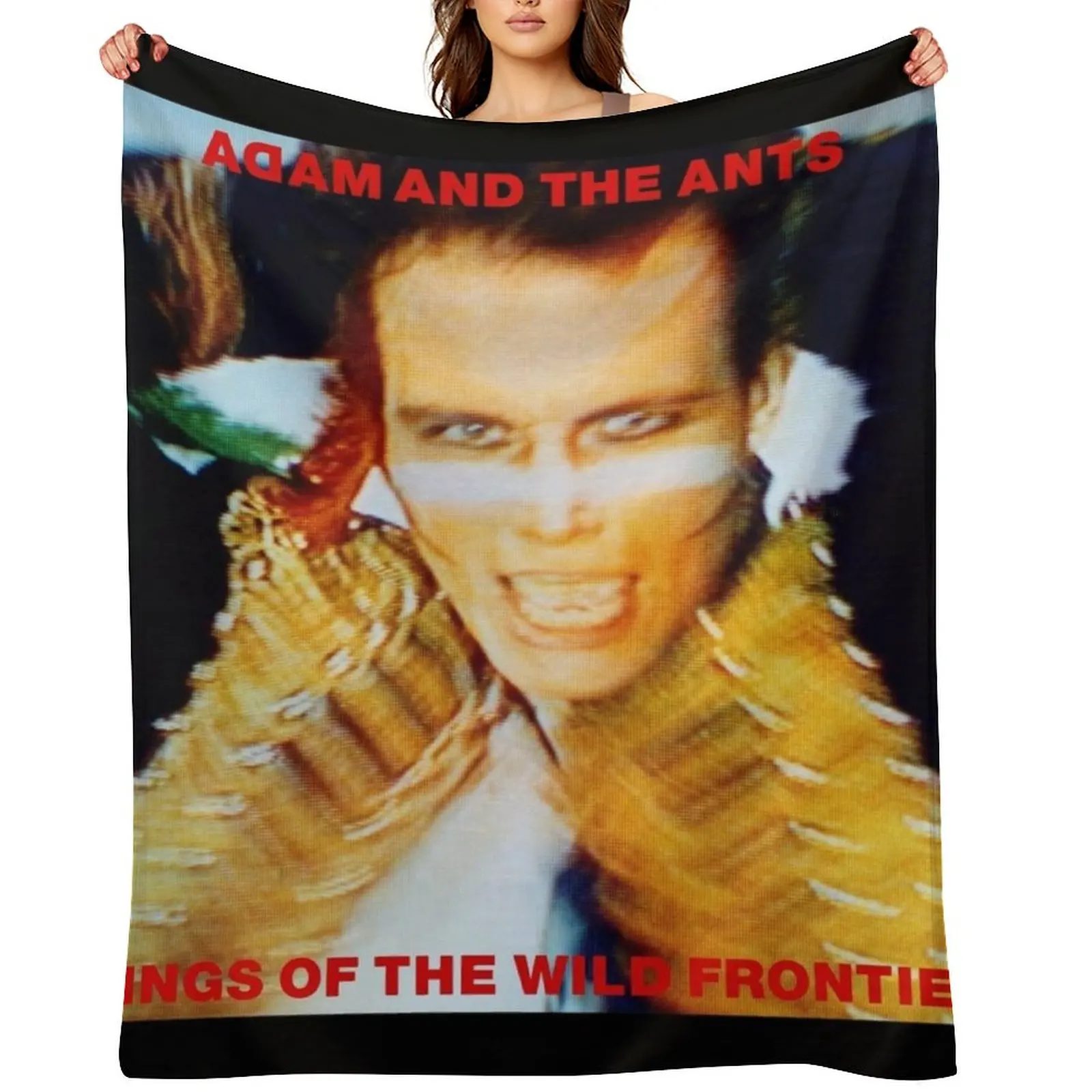 

Kings of the Wild Frontier Throw Blanket Multi-Purpose Hairys Decorative Sofas Personalized Gift Blankets